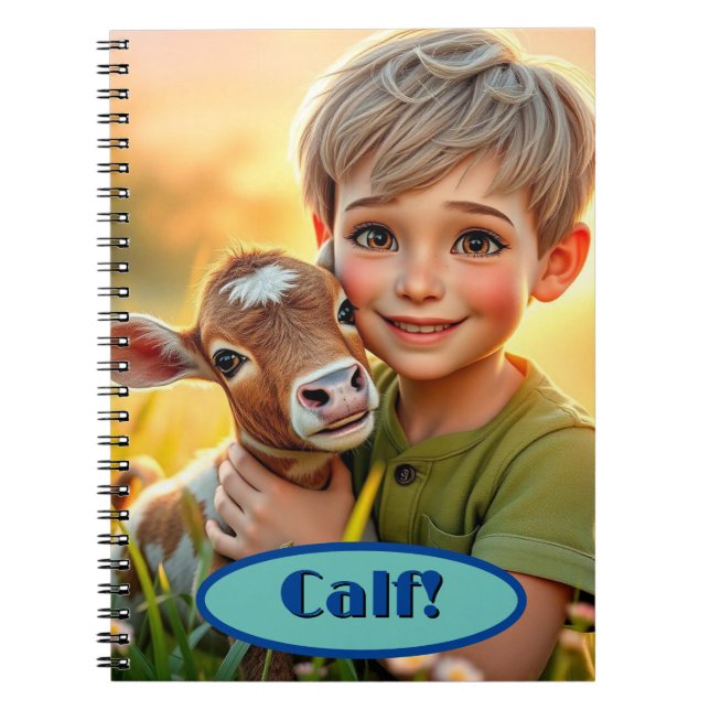 Cahier de veau Copains de la ferme (Devant)