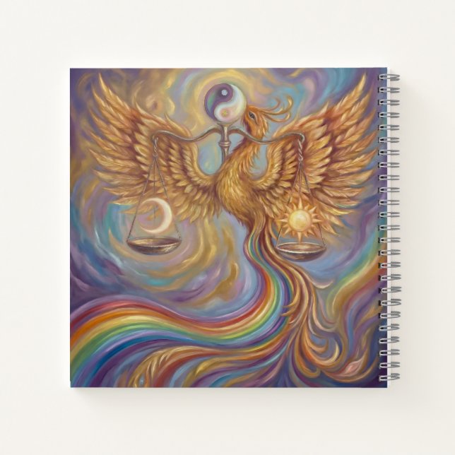 Cahier d'équilibre Yin Yang Phoenix (Dos)