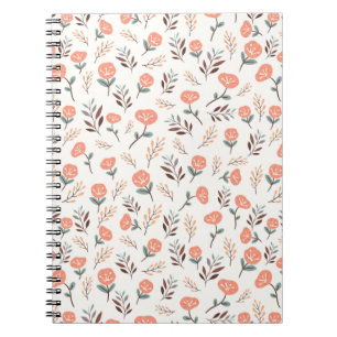 Cahier des Coquelicots Rouges Scandinaves