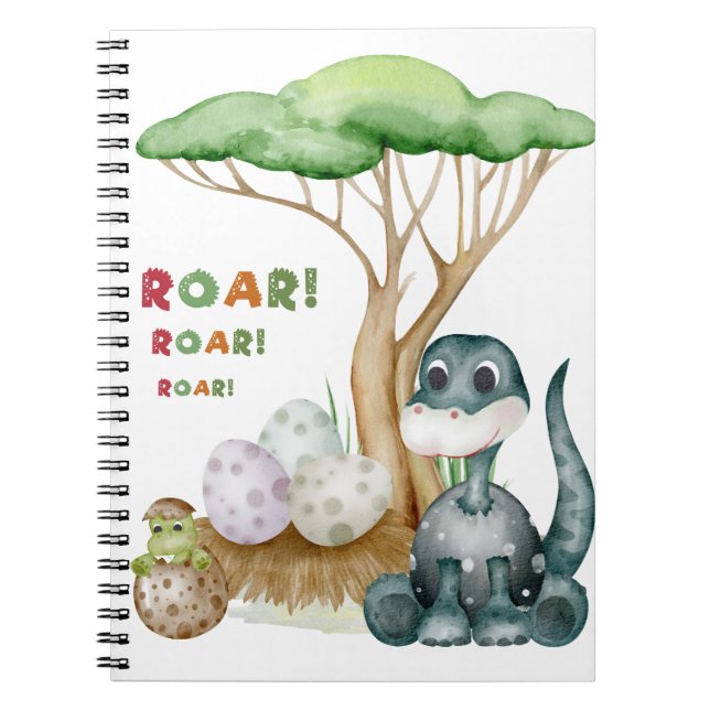 Cahier Dinosaure Mignon (Devant)