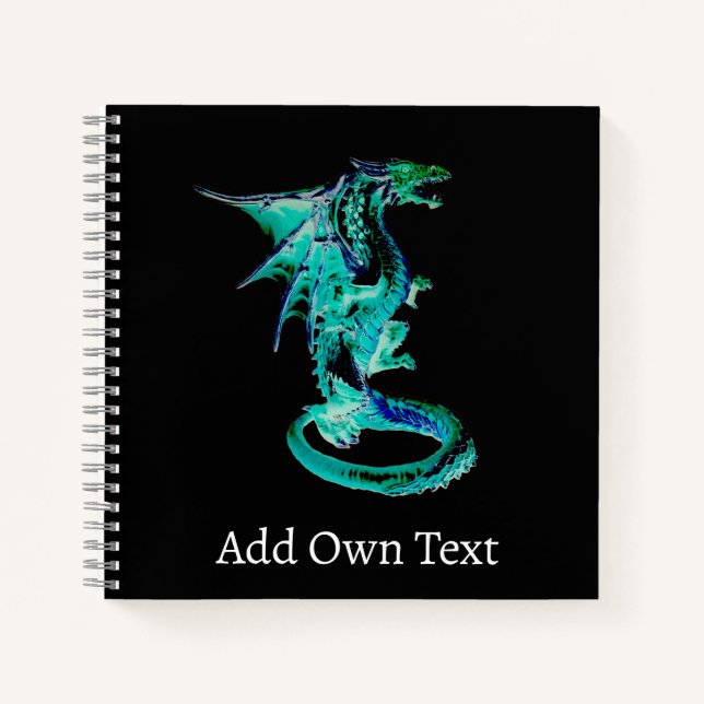 Cahier Dragon Mystique du Ciel Océanique Fantastiq (Devant)