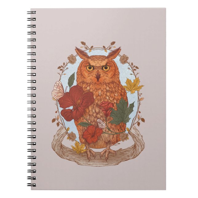 Cahier du hibou de la forêt (Devant)