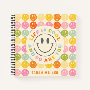 Cahier Emoji Visage Souriant Bonheur La Vie Est Co
