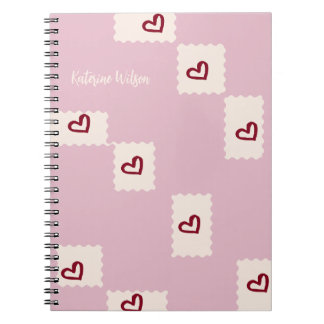 Cahier en forme de cœur