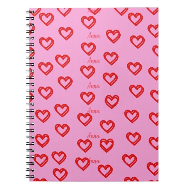 Cahier en forme de cœur (Devant)