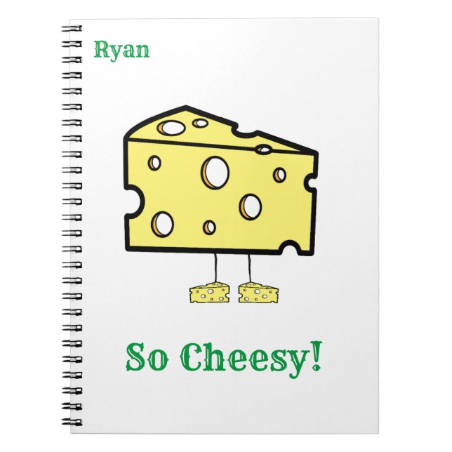 Cahier en Papier d'Emballage Tellement Fromage (Devant)
