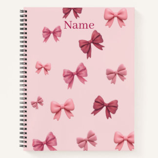 Cahier et journal à spirale personnalisé avec un n