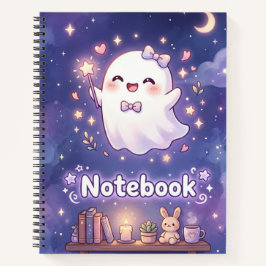 Cahier Étoile Nuit Fantôme Mignon