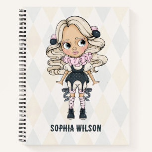 Cahier Fille Rose École de Cirque