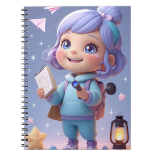 Cahier Filles Mignonnes de Rentree Scolaire Cadeau