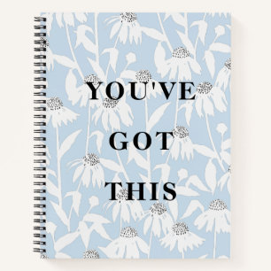 Cahier Fleur de Cosmos Citation You've Got This