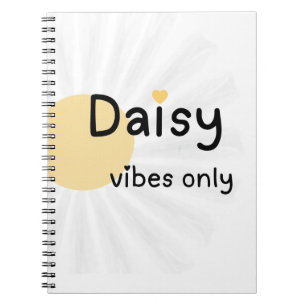 Cahier Floral Daisy Vibes Only