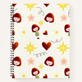 Cahier Floral Fille Mignonne