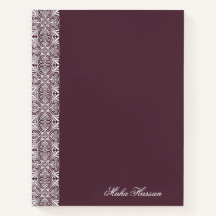 Cahier floral personnalisé au figuier