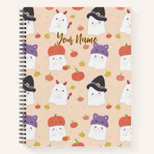 Cahier joli petit fantôme d'Halloween, retour à l'