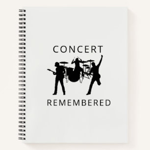 Cahier journal minimaliste sans empattement gras