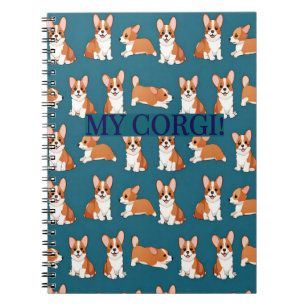 Cahier Journal Puppy Corgi