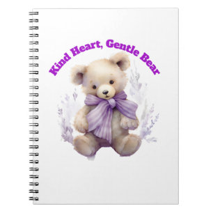 Cahier Kind Heart Gentle Bear - Ourson Mignon Desi