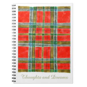 Cahier MAC BAIN TARTAN 6,5x8,75 pouces