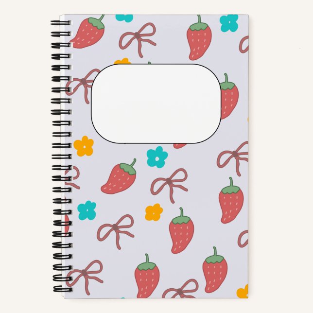 Cahier Mignon à la Fraise (Recto)