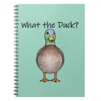 Cahier mignon avec canard
