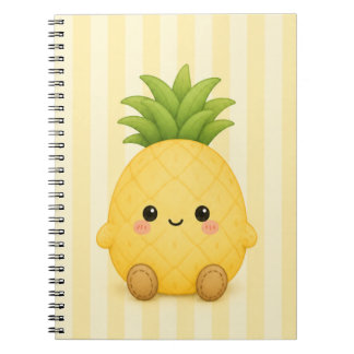 Cahier Mignon Kawaii Ananas
