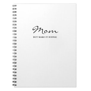 Cahier Minimaliste Maman Drôle Amusant Iconique