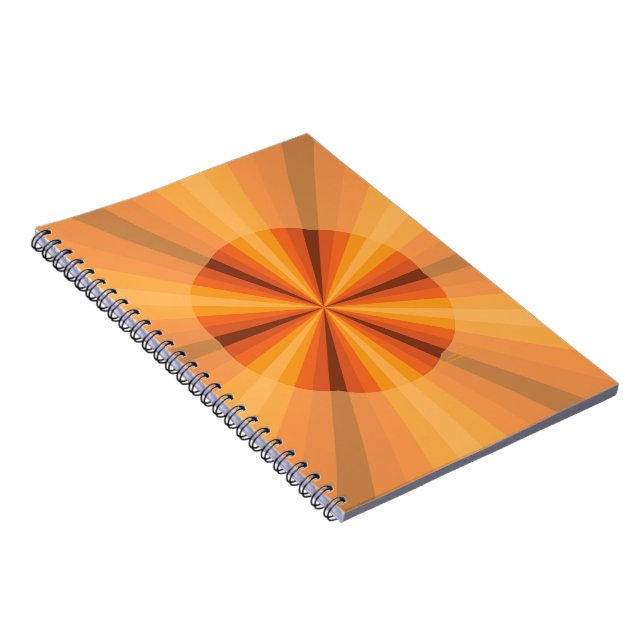 Cahier Orange Illusion d'Optique (Côté Droit)