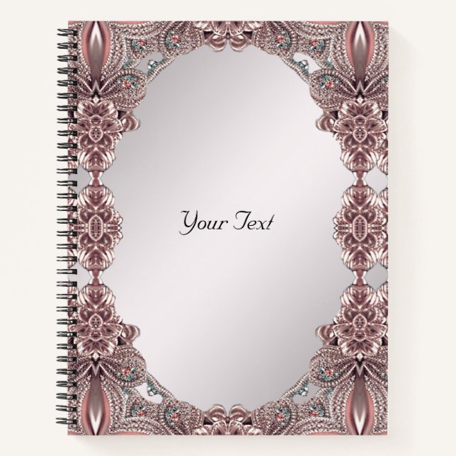 Cahier Ornemental Rose (Devant)