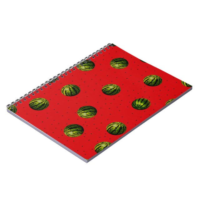 cahier pastèques et graines (Côté gauche)