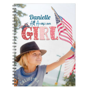 Cahier personnalisé All American Girl