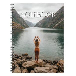 Cahier personnalisé avec spirale, photo et texte