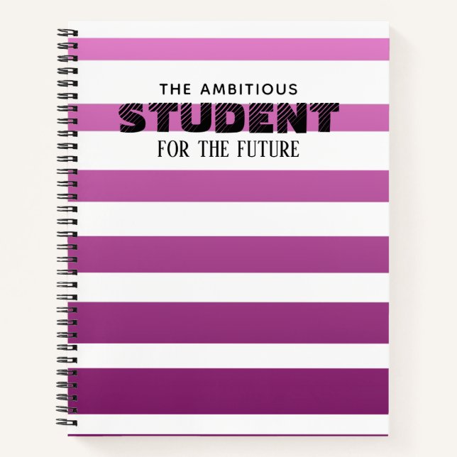 Cahier Personnalisé Coloré (Devant)