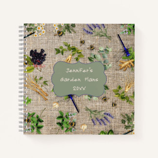 Cahier personnalisé de la ferme du jardin des herb