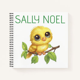 Cahier personnalisé mignon et coloré