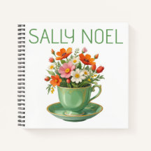 Cahier personnalisé mignon et coloré