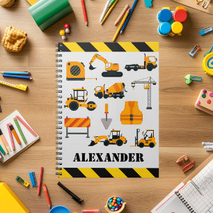 Cahier personnalisé pour enfants sur les fouilles 