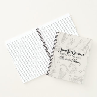 Cahier personnalisé pour étudiant