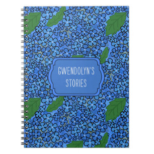 Cahier personnalisé pour étudiant à motif floral b