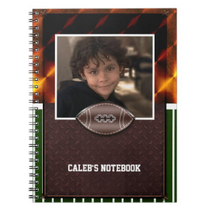 Cahier personnalisé pour garçons avec photo de foo