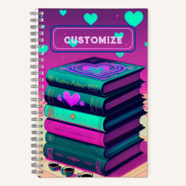 Cahier personnalisé pour les amoureux des livres