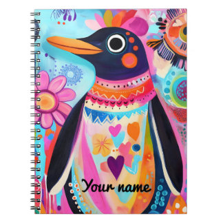 Cahier personnalisé sur les manchots : Arctique co