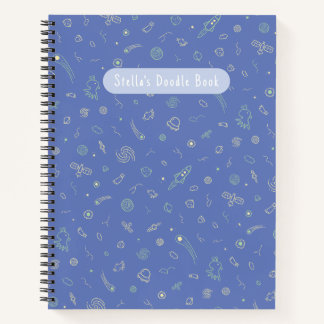 Cahier personnalisé sur l'espace