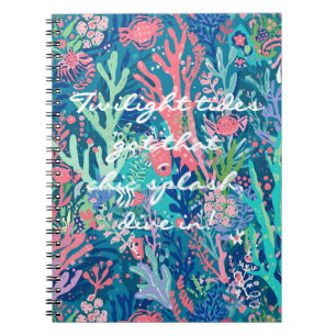 Cahier photo à spirale graphique élégant