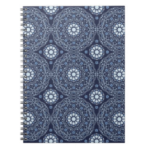 Cahier photo à spirale Mandala Bleu