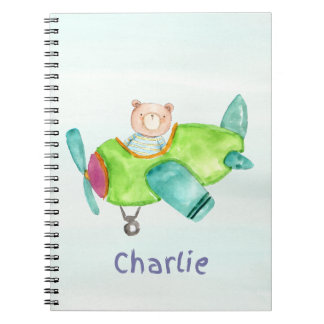 Cahier photo à spirale personnalisé au nom de l'en