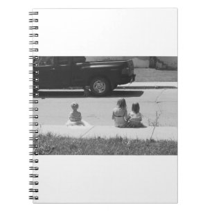 Cahier photo en spirale 3 filles et un chat