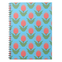 Cahier photo spirale de tulipes joyeuses