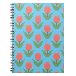 Cahier photo spirale de tulipes joyeuses