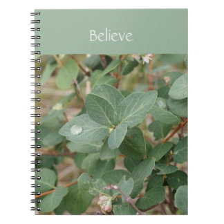 Cahier photo spirale Feuilles Vertes Croire